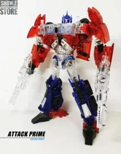 APC Toys APC-001 Attack Prime TFP Optimus Prime Clear Version W/ Black Wheels -Prime Collectibles Store 3c0e6bea0b
