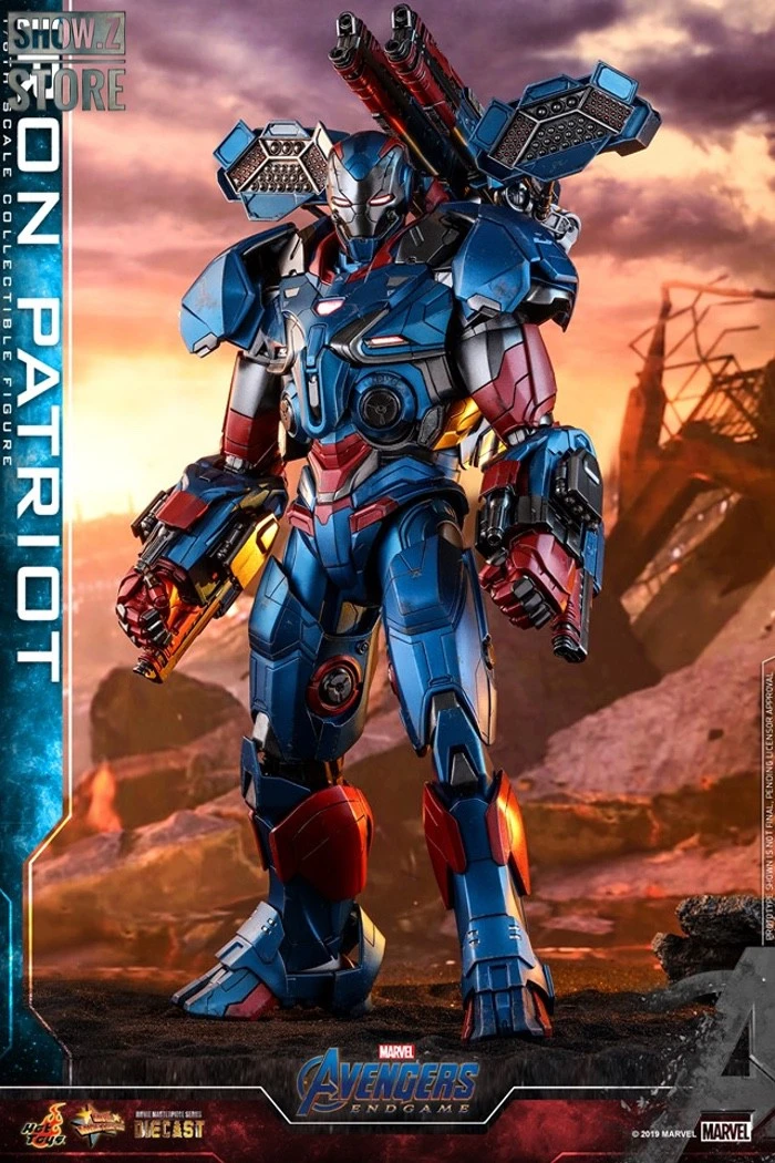 Hot Toys HotToys HT MMS547D34 1/6 Avengers: Endgame Iron Patriot Iron Man Collectible Figure 4 Hot Toys HotToys HT MMS547D34 1/6 Avengers: Endgame Iron Patriot Iron Man Collectible Figure - Image 2