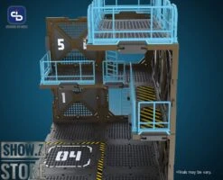 FreshRetro 1/18 1/24 SIB04 Scene In Box Fortifications-B Model Kit -Prime Collectibles Store 3fbf6ca35c