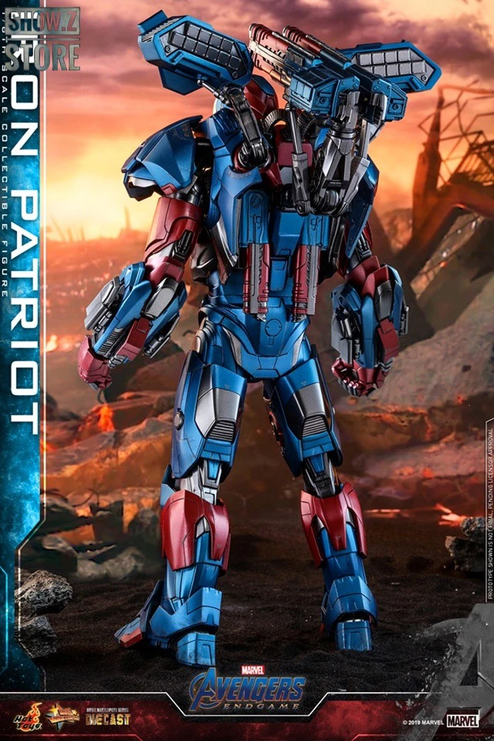 Hot Toys HotToys HT MMS547D34 1/6 Avengers: Endgame Iron Patriot Iron Man Collectible Figure 16 Hot Toys HotToys HT MMS547D34 1/6 Avengers: Endgame Iron Patriot Iron Man Collectible Figure - Image 14