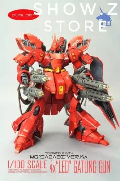 Zhile ZL MG 1/100 4X Sazabi MSN-04 Gatling Gun Add On Kit W/ LED 19 Zhile ZL MG 1/100 4X Sazabi MSN-04 Gatling Gun Add On Kit W/ LED -Prime Collectibles Store 40dec9dada