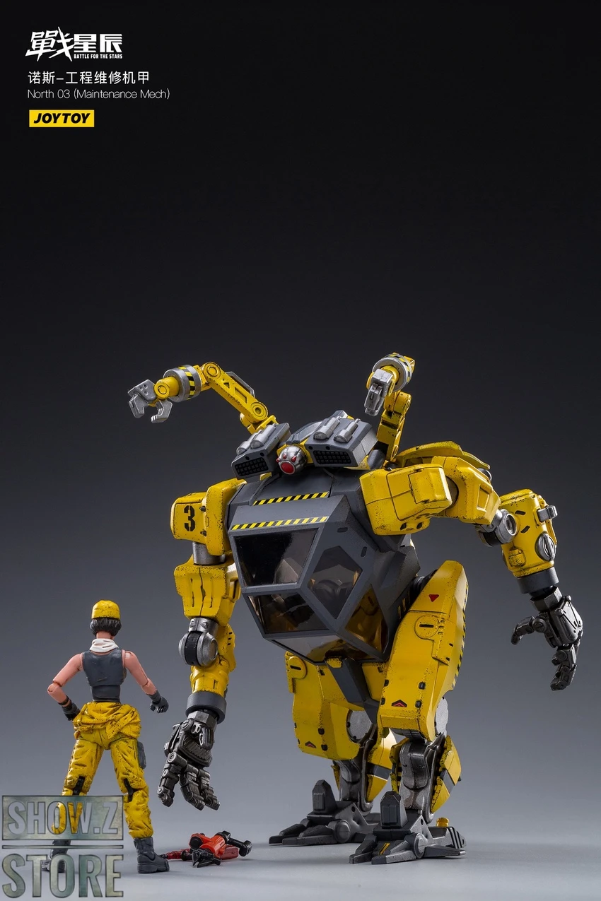 JoyToy Source 1/18 NORTH 03 Maintenance Mecha W/ Pilot 8 JoyToy Source 1/18 NORTH 03 Maintenance Mecha W/ Pilot - Image 6