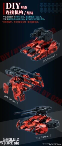 Big Firebird & Bird/Binary BV-02R Red Jakcal W/ Alloy Frame -Prime Collectibles Store 41c89565f5 1