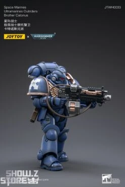 JoyToy Source 1/18 Warhammer 40K Space Marines Ultramarines Outriders Brother Catonus -Prime Collectibles Store 41d983bf77