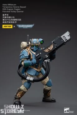 JoyToy Source 1/18 Warhammer 40K Astra Militarum Tempestus Scions Squad 55th Kappic Eagles Hot-Shot Volley Gunner -Prime Collectibles Store 422fea51ed