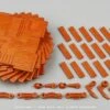 Wild Kids Display Bases 10 Pieces & 2 Robotic Arms & 18 Connector (Orange, Purple) -Prime Collectibles Store 44802d70f2