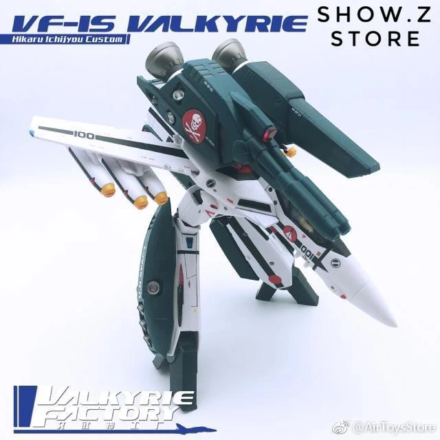 Valkyrie Factory VF 1/60 VF-1S VF1S Strike Valkyrie Macross Hikaru Ichijo Style W/ Super Space Part Upgrade Kit 6 Valkyrie Factory VF 1/60 VF-1S VF1S Strike Valkyrie Macross Hikaru Ichijo Style W/ Super Space Part Upgrade Kit - Image 4