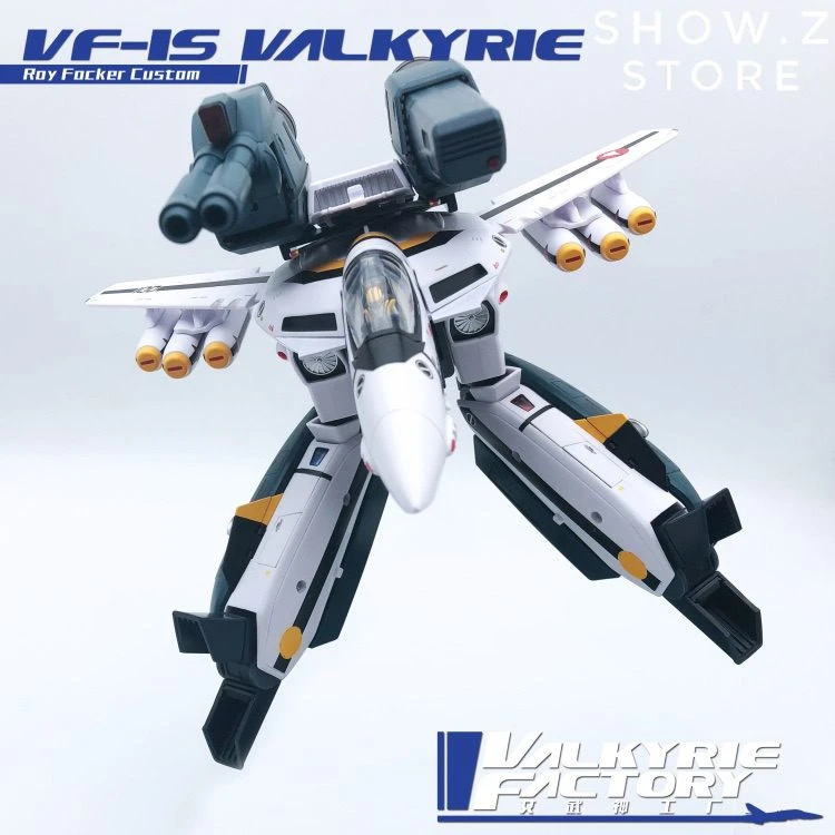 Valkyrie Factory VF 1/60 VF-1S VF1S Macross Roy Fokker Focker Special Version Full Painted 6 Valkyrie Factory VF 1/60 VF-1S VF1S Macross Roy Fokker Focker Special Version Full Painted - Image 4