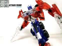 APC Toys APC-001 Attack Prime TFP Optimus Prime Clear Version W/ Black Wheels -Prime Collectibles Store 48319f67e9
