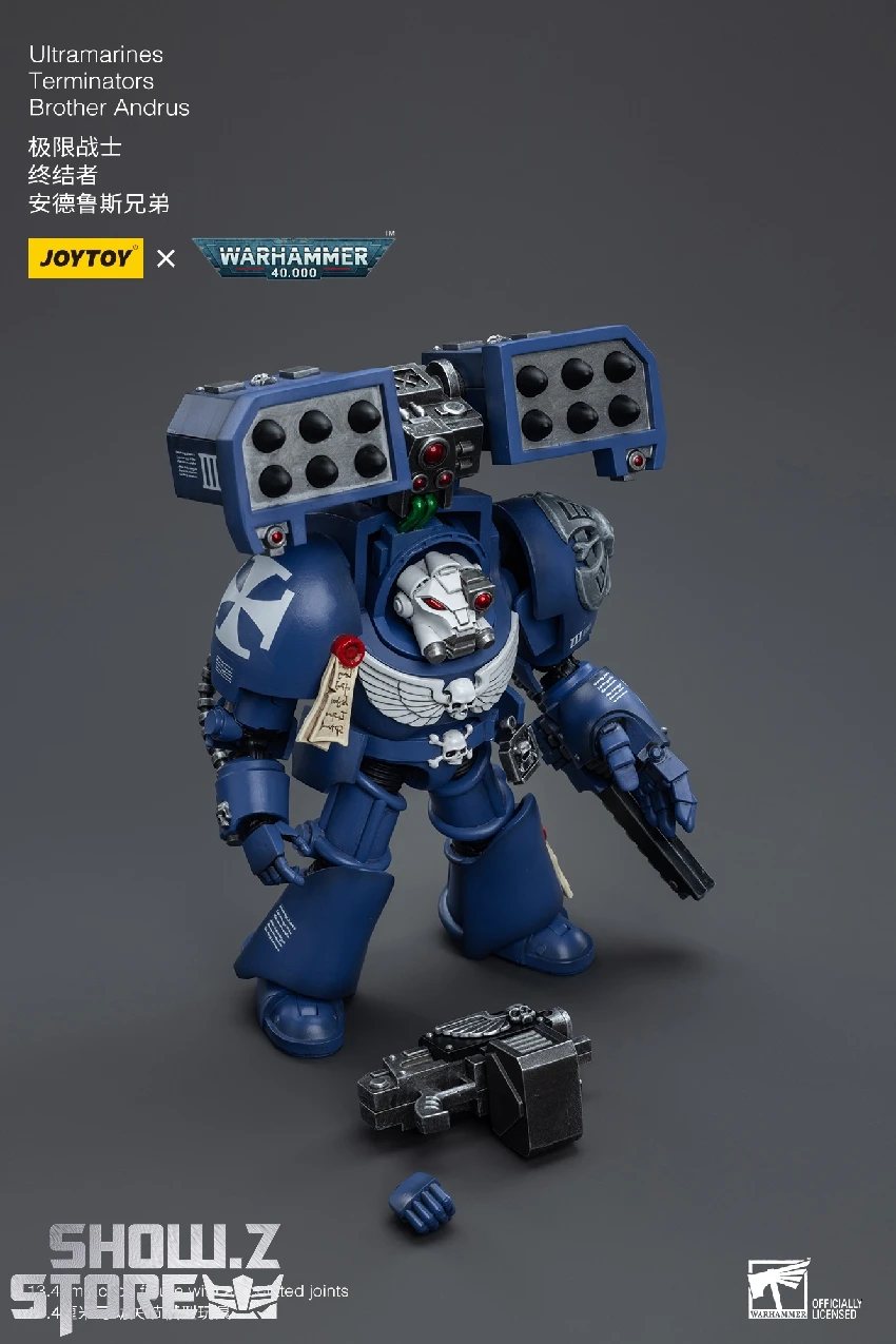 JoyToy Source 1/18 Warhammer 40K Ultramarines Terminators Brother Andrus 12 JoyToy Source 1/18 Warhammer 40K Ultramarines Terminators Brother Andrus - Image 10