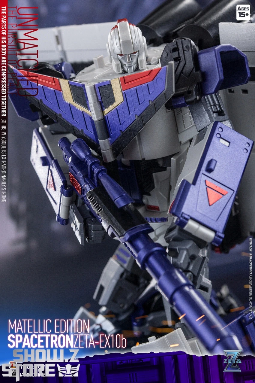 Zeta Toys EX-10B Spacetron Astrotrain Metallic Version 10 Zeta Toys EX-10B Spacetron Astrotrain Metallic Version - Image 8