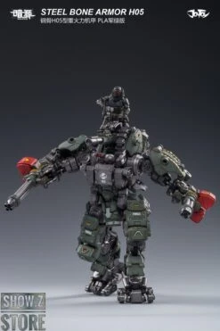 JoyToy Source 1/25 H05 Steel Bone Attack Mecha Military Green Color W/ Pilot -Prime Collectibles Store 526031a08e