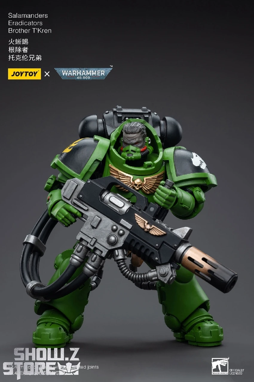 JoyToy Source 1/18 Warhammer 40K Salamanders Eradicators Brother T'Kren 10 JoyToy Source 1/18 Warhammer 40K Salamanders Eradicators Brother T'Kren - Image 8