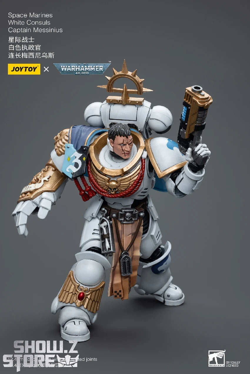 JoyToy Source 1/18 Warhammer 40K Space Marines White Consuls Captain Messinius 13 JoyToy Source 1/18 Warhammer 40K Space Marines White Consuls Captain Messinius - Image 11