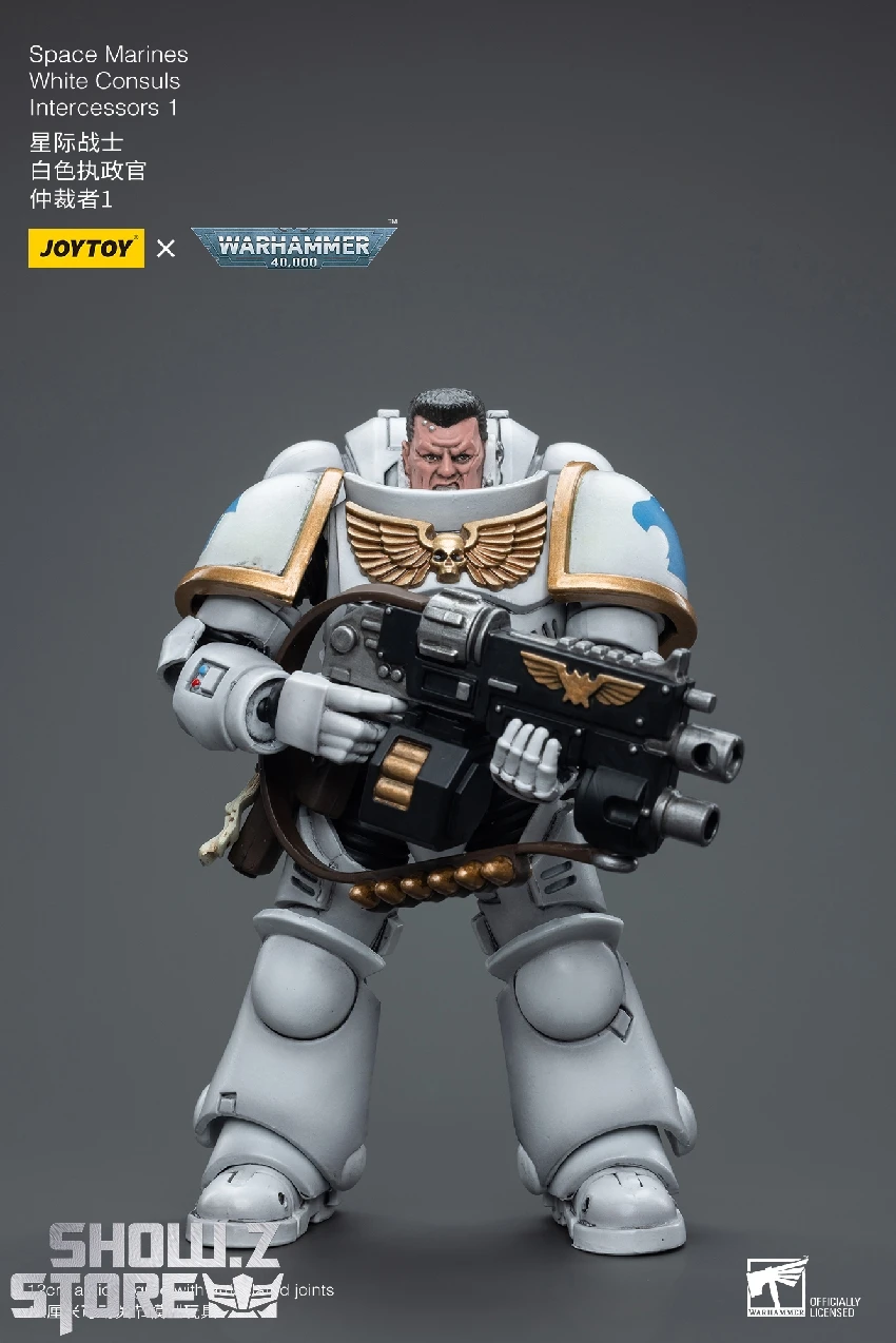JoyToy Source 1/18 Warhammer 40K Space Marines White Consuls Intercessors 1 9 JoyToy Source 1/18 Warhammer 40K Space Marines White Consuls Intercessors 1 - Image 7