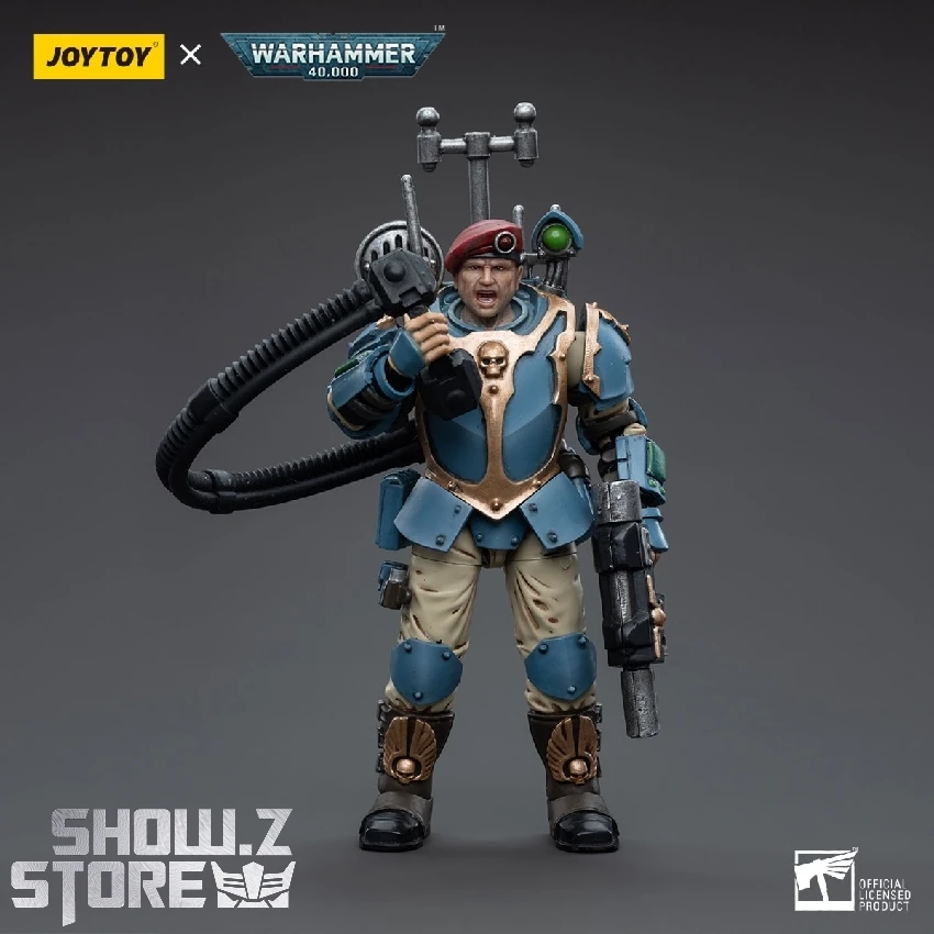 JoyToy Source 1/18 Warhammer 40K Astra Militarum Tempestus Scions Command Squad 55th Kappic Eagles Vox Operator 4 JoyToy Source 1/18 Warhammer 40K Astra Militarum Tempestus Scions Command Squad 55th Kappic Eagles Vox Operator - Image 2