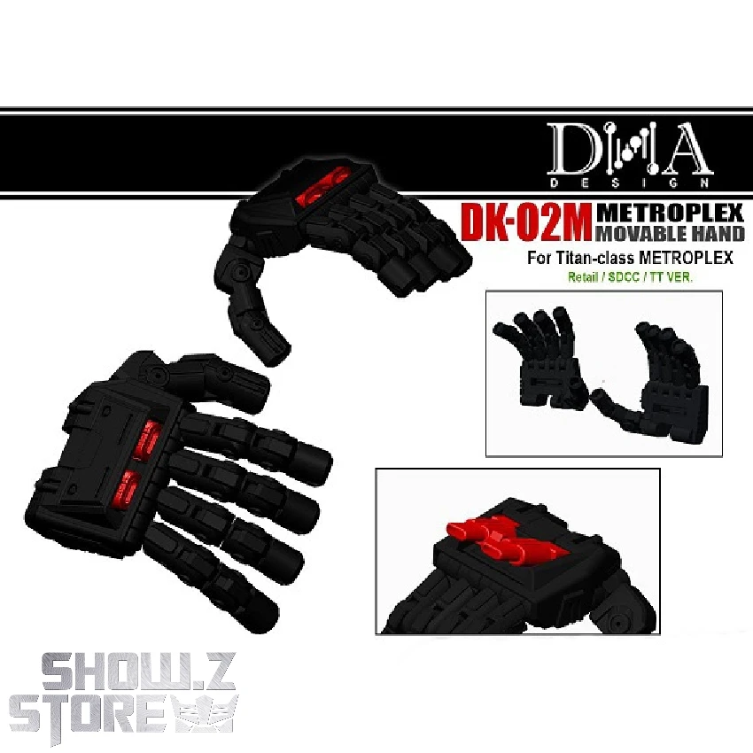 DNA Design DK-02M Upgrade Kits For Titan Return Metroplex 3 DNA Design DK-02M Upgrade Kits For Titan Return Metroplex
