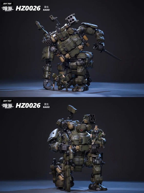 JoyToy Source Acid Rain Mecha HZ0026 Rago & Zero 9 JoyToy Source Acid Rain Mecha HZ0026 Rago & Zero - Image 7