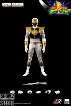 Threezero Studio 1/6 Mighty Morphin Power Rangers White Ranger 11 Threezero Studio 1/6 Mighty Morphin Power Rangers White Ranger -Prime Collectibles Store 583db53d5d