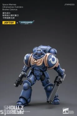 JoyToy Source 1/18 Warhammer 40K Space Marines Ultramarines Outriders Brother Catonus -Prime Collectibles Store 583ec2a2a0