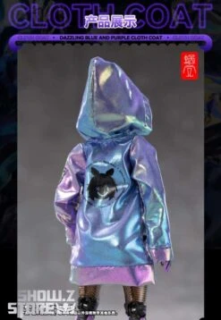Snail Shell Dazzling Blue & Purple Cloth Coat For 1/10 & 1/12 Mecha Girl -Prime Collectibles Store 5877711166
