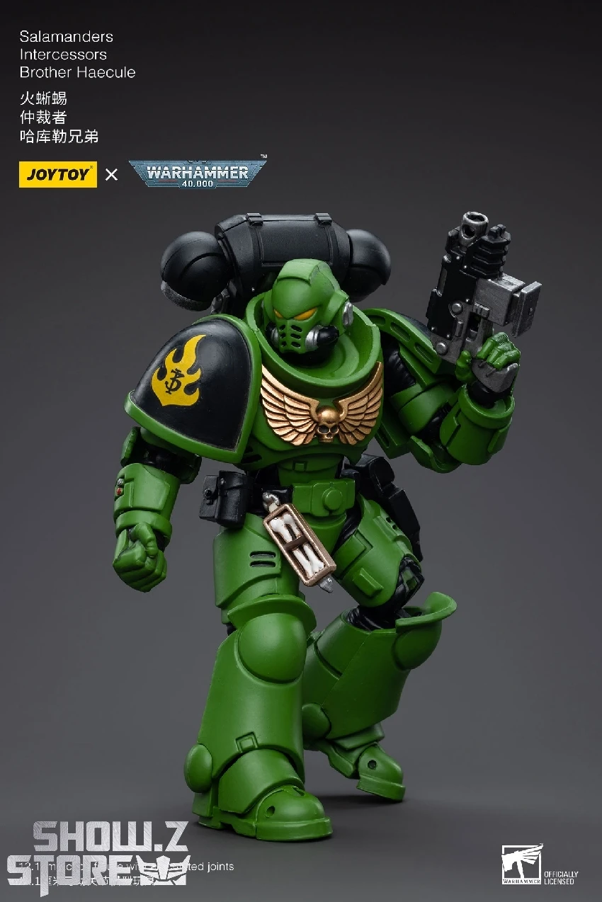 JoyToy Source 1/18 Warhammer 40K Salamanders Intercessors Brother Haecule 8 JoyToy Source 1/18 Warhammer 40K Salamanders Intercessors Brother Haecule - Image 6