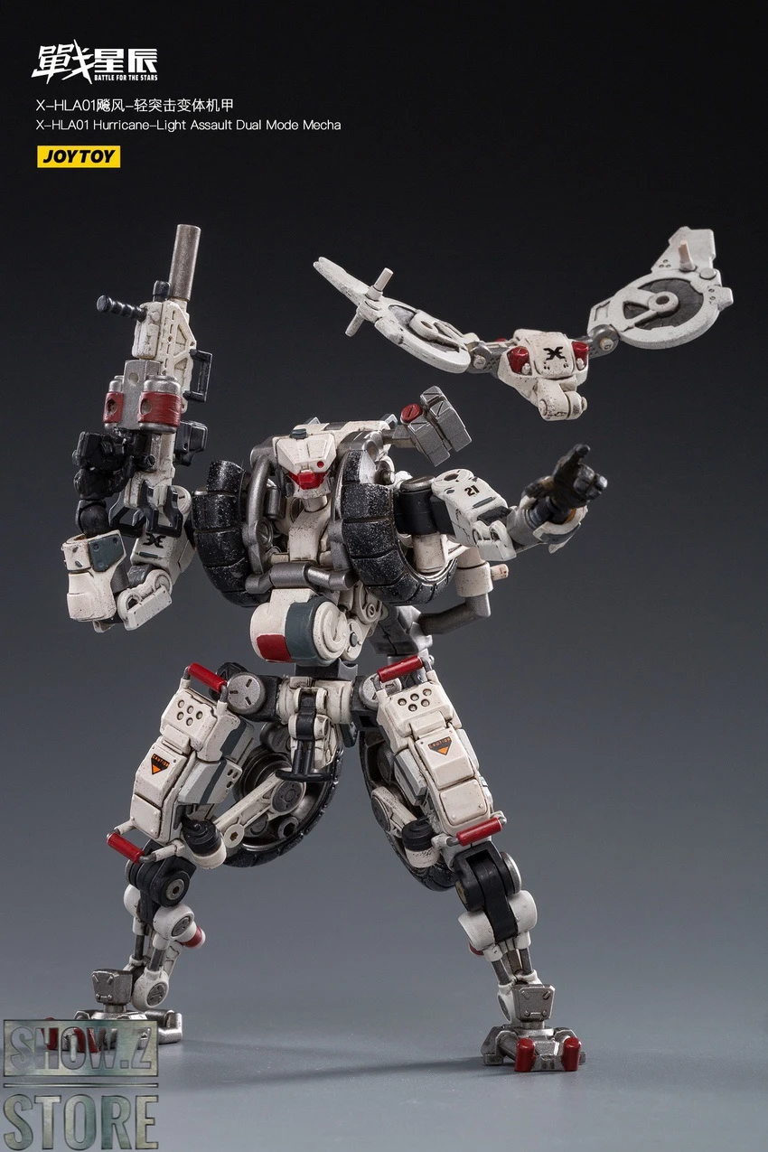 JoyToy Source 1/18 X-HLA01 Hurricane Light Assault Dual Mode Mecha White 12 JoyToy Source 1/18 X-HLA01 Hurricane Light Assault Dual Mode Mecha White - Image 10