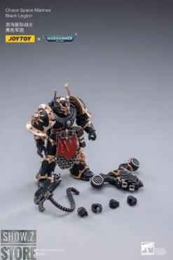 JoyToy Source 1/18 Warhammer 40K Chaos Space Marine C Black Legion Warband -Prime Collectibles Store 5c19db6e3f