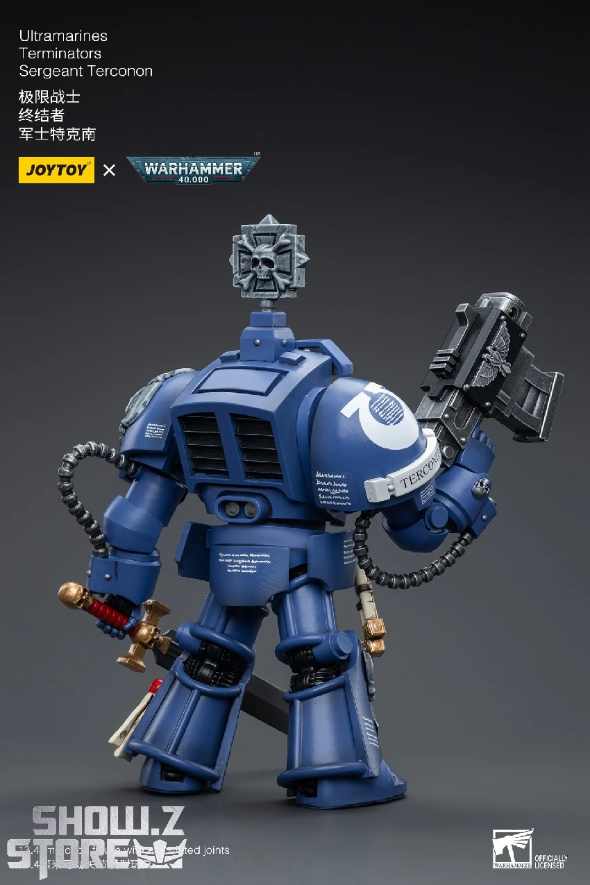 JoyToy Source 1/18 Warhammer 40K Ultramarines Terminators Sergeant Terconon 12 JoyToy Source 1/18 Warhammer 40K Ultramarines Terminators Sergeant Terconon - Image 10