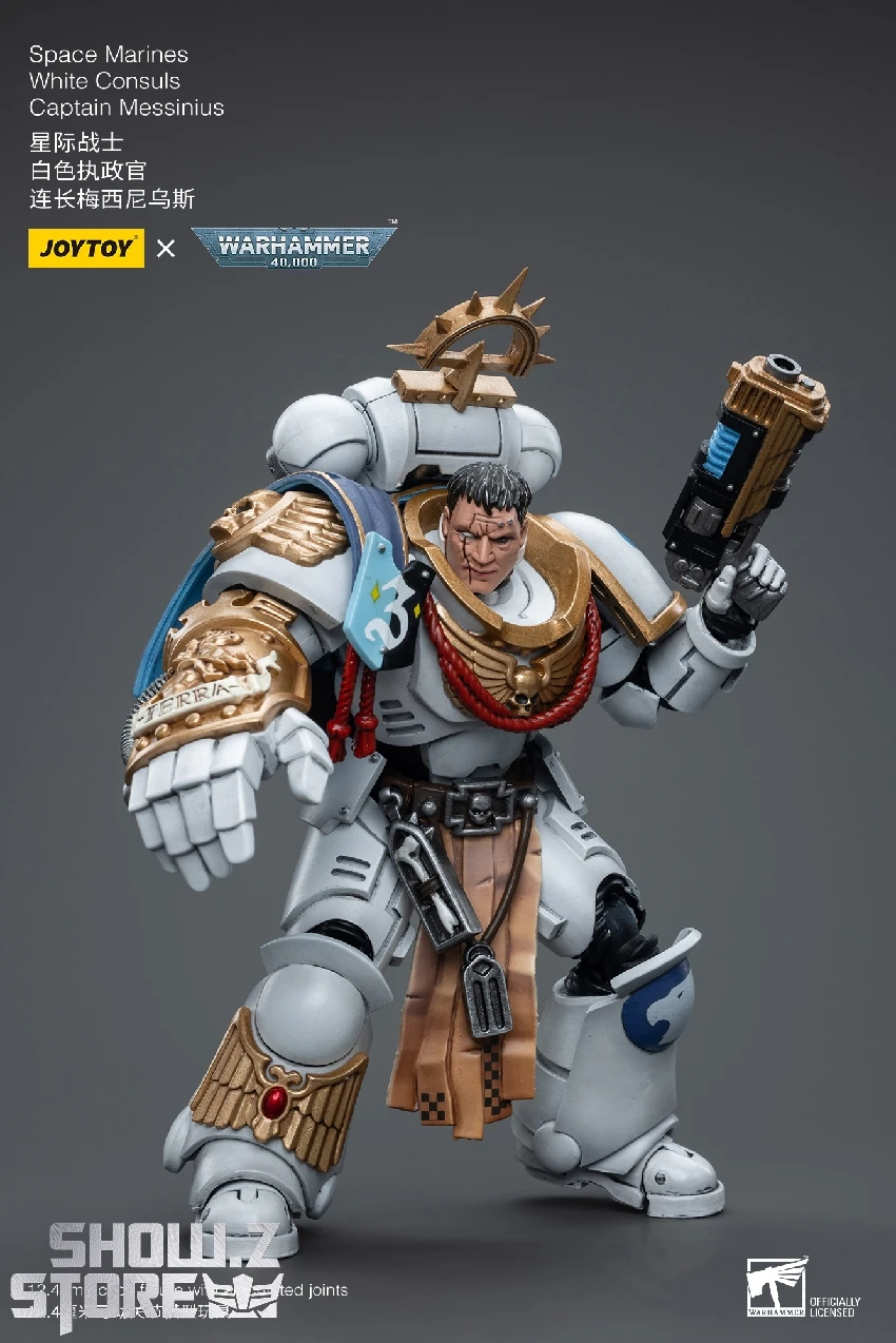 JoyToy Source 1/18 Warhammer 40K Space Marines White Consuls Captain Messinius 12 JoyToy Source 1/18 Warhammer 40K Space Marines White Consuls Captain Messinius - Image 10