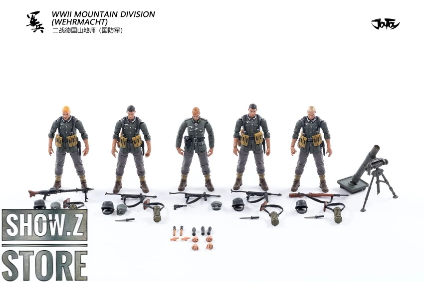 JoyToy Source 1/18 WWII German Wehrmacht Mountain Division Unit Set Of 5 22 JoyToy Source 1/18 WWII German Wehrmacht Mountain Division Unit Set Of 5 - Image 20