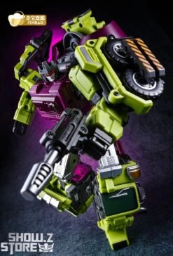 Jinbao DF03 Builder.D Devastator Green Version Set Of 6 Oversized Version -Prime Collectibles Store 676df2f957