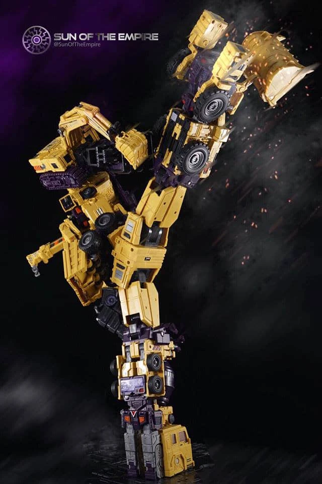 Toyworld TW-C07B Constructor Devastator Yellow Set Of 6 6 Toyworld TW-C07B Constructor Devastator Yellow Set Of 6 - Image 4