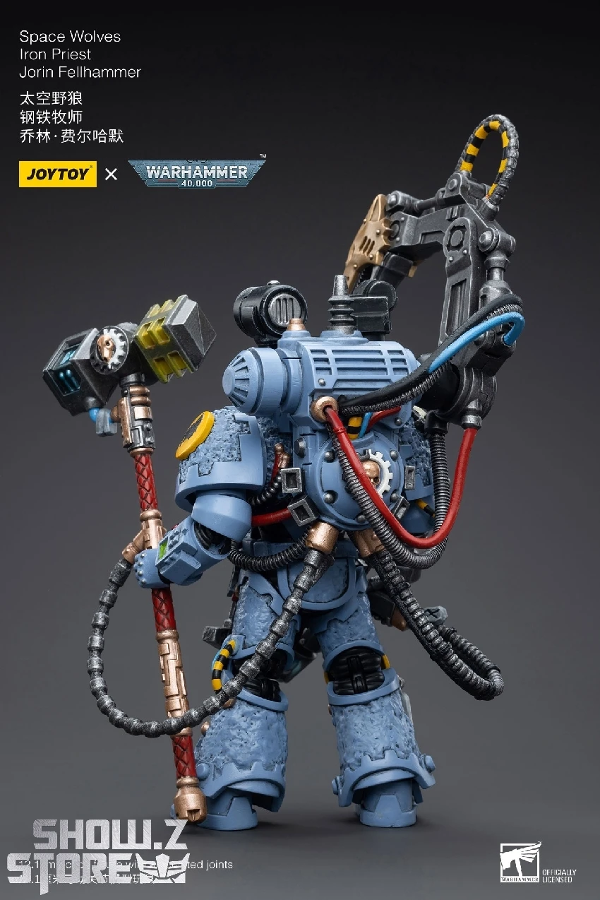 JoyToy Source 1/18 Warhammer 40k Space Wolves Iron Priest Jorin Fellhammer 4 JoyToy Source 1/18 Warhammer 40k Space Wolves Iron Priest Jorin Fellhammer - Image 2
