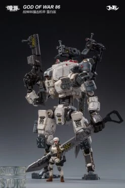 JoyToy Source 1/24 God Of War 86 Mecha W/ Pilot White Version -Prime Collectibles Store 71b781e094