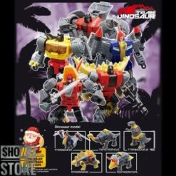 MechFansToys MF-21N(Christmas)/22N/23N/24N/25N Swoop/Slag/Sludge/Snarl/Grimlock Set Of 5 -Prime Collectibles Store 73e12309cc 1