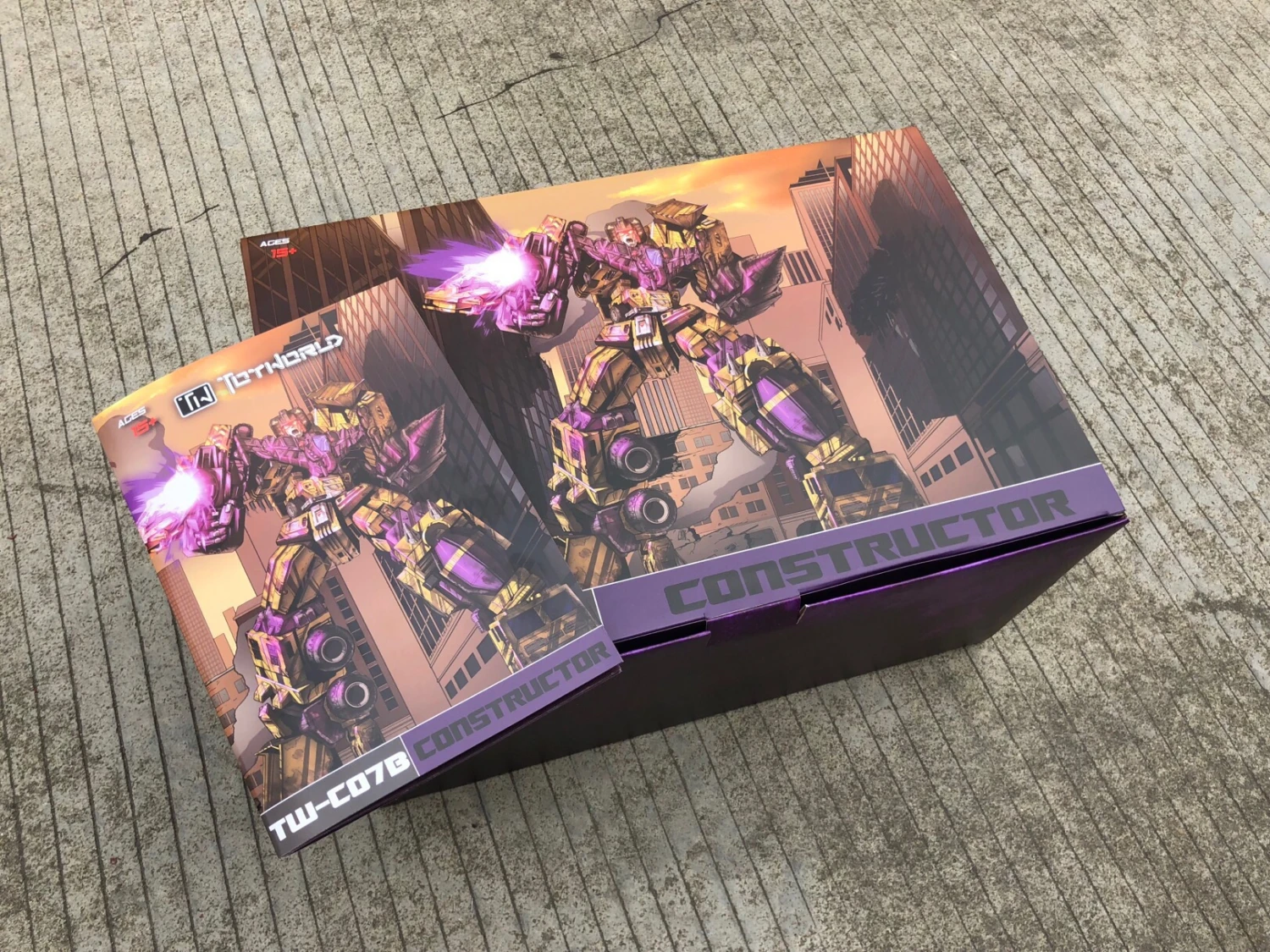 Toyworld TW-C07B Constructor Devastator Yellow Set Of 6 14 Toyworld TW-C07B Constructor Devastator Yellow Set Of 6 - Image 12