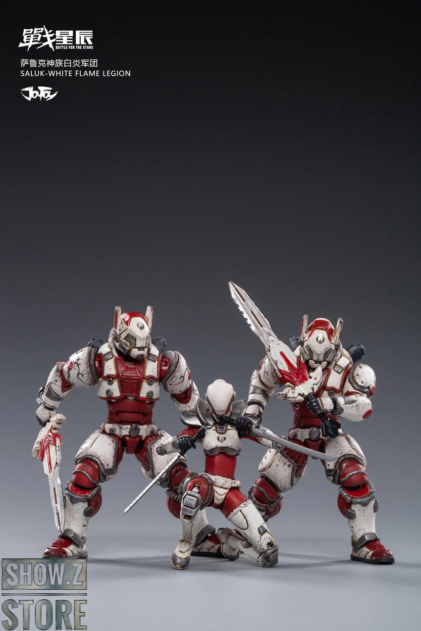 JoyToy Source 1/18 Saluk White Flame Legion Set Of 3 6 JoyToy Source 1/18 Saluk White Flame Legion Set Of 3 - Image 4