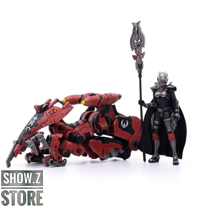 JoyToy Dark Source 1/18 Saluk Flame Dragon Cavalry Crimson Set Of 2 4 JoyToy Dark Source 1/18 Saluk Flame Dragon Cavalry Crimson Set Of 2 - Image 2