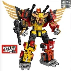 WeiJiang Wei Jiang WJ Complete Set Of 5 Sky Soarer Rampage Oversized Combination Mode POTP Feral Rex Predaking 8 WeiJiang Wei Jiang WJ Complete Set Of 5 Sky Soarer Rampage Oversized Combination Mode POTP Feral Rex Predaking -Prime Collectibles Store 78b2111d12