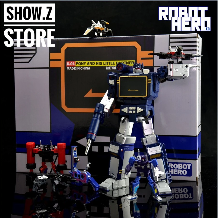 Robot Hero K-01 Pony MP-13 Soundwave Masterpiece 3 Robot Hero K-01 Pony MP-13 Soundwave Masterpiece
