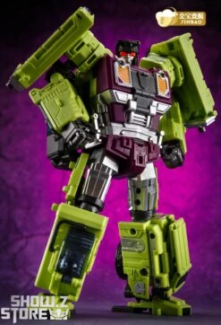 Jinbao DF03 Builder.D Devastator Green Version Set Of 6 Oversized Version -Prime Collectibles Store 792d6dc8d4