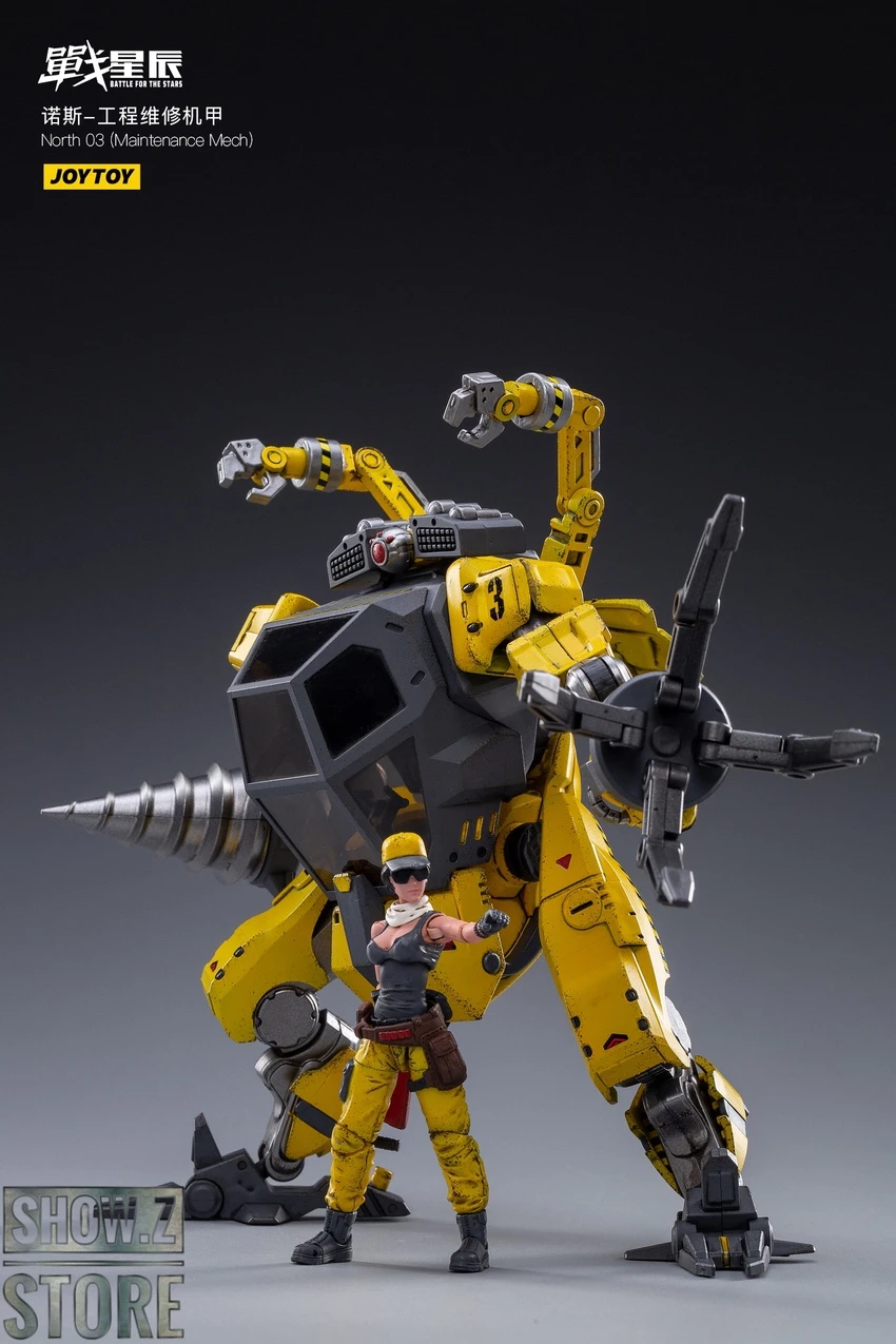 JoyToy Source 1/18 NORTH 03 Maintenance Mecha W/ Pilot 6 JoyToy Source 1/18 NORTH 03 Maintenance Mecha W/ Pilot - Image 4