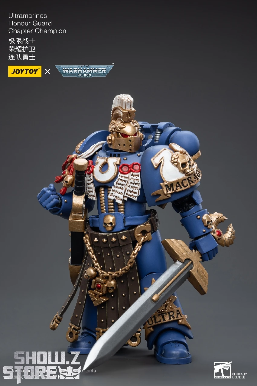 JoyToy Source 1/18 Warhammer 40K Ultramarines Honour Guard Chapter Champion 10 JoyToy Source 1/18 Warhammer 40K Ultramarines Honour Guard Chapter Champion - Image 8