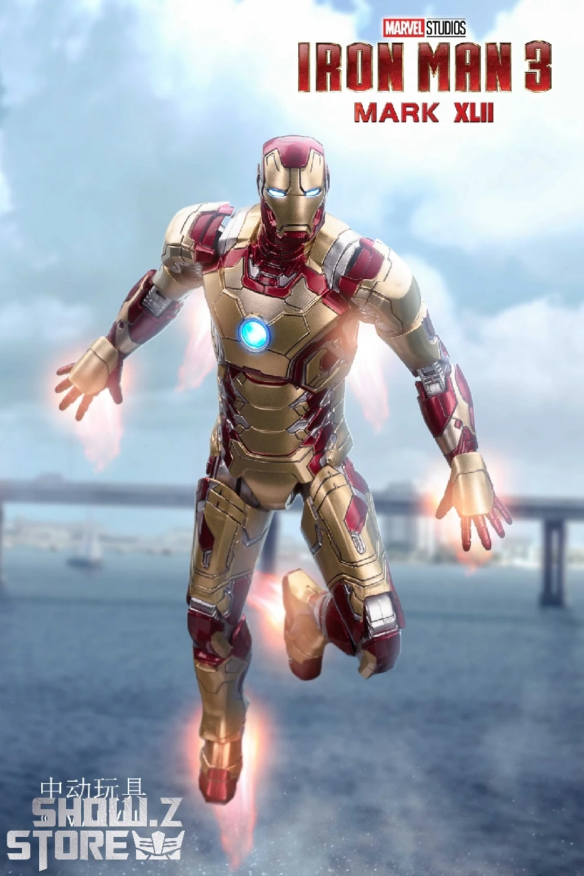 ZT Toys Marvel Licensed 1/10 Iron Man Mark 42 W/ LED 11 ZT Toys Marvel Licensed 1/10 Iron Man Mark 42 W/ LED - Image 9