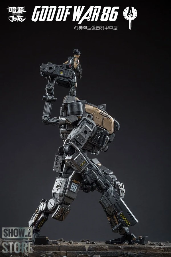 JoyToy Source Acid Rain 1/25 God Of War 86 Medium-Sized Mecha Figure Set Silver Black Version 8 JoyToy Source Acid Rain 1/25 God Of War 86 Medium-Sized Mecha Figure Set Silver Black Version - Image 6