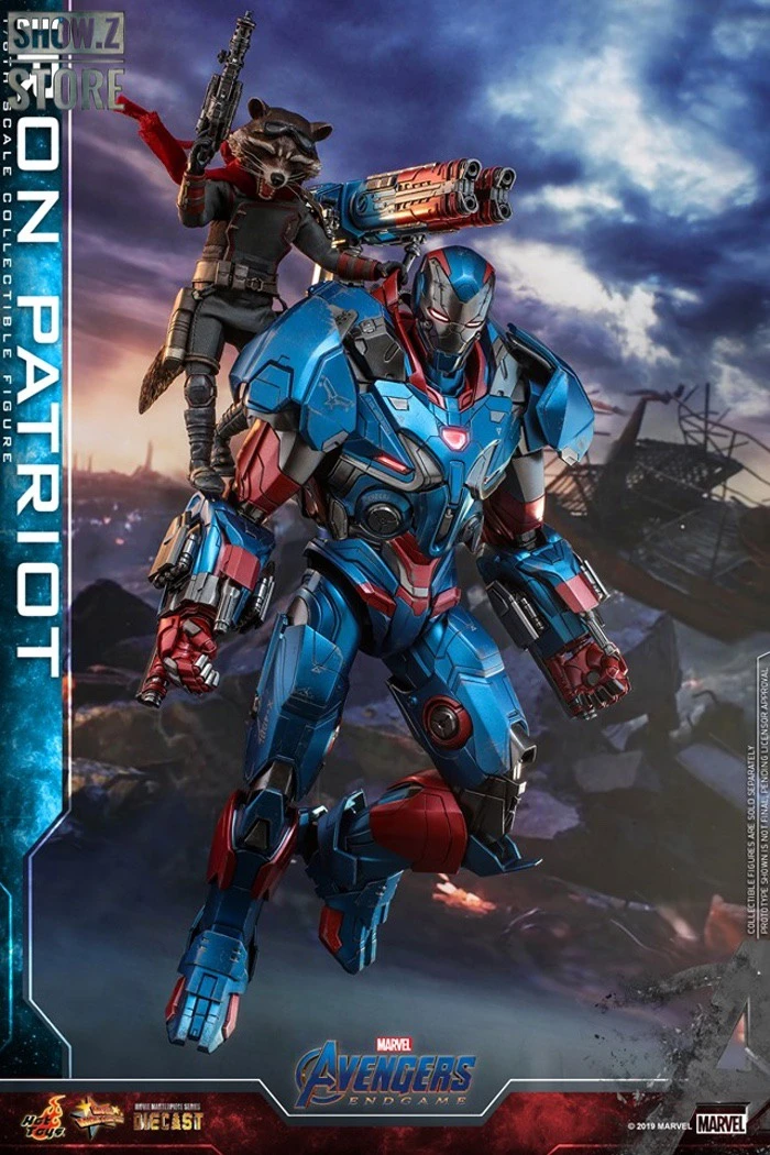 Hot Toys HotToys HT MMS547D34 1/6 Avengers: Endgame Iron Patriot Iron Man Collectible Figure 6 Hot Toys HotToys HT MMS547D34 1/6 Avengers: Endgame Iron Patriot Iron Man Collectible Figure - Image 4