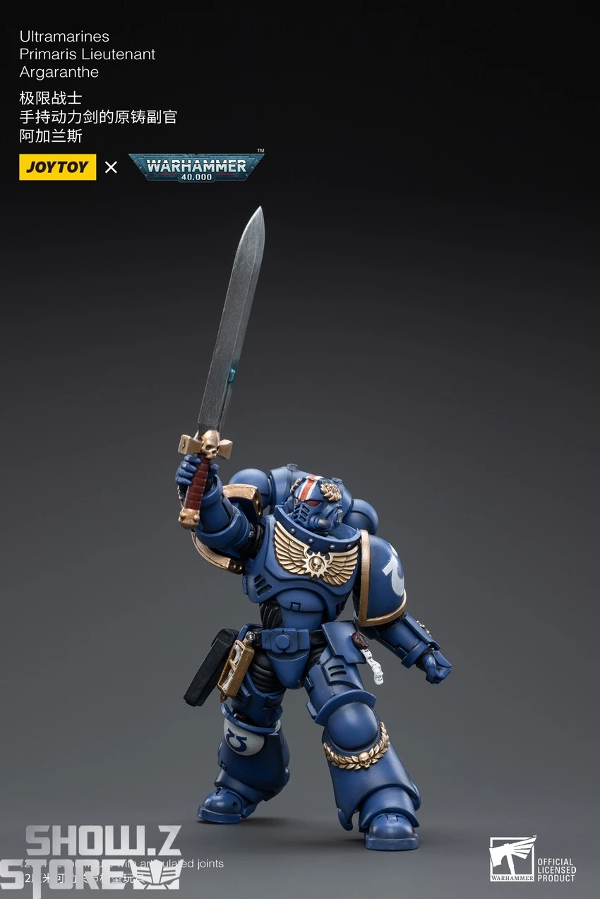 JoyToy Source 1/18 Warhammer 40K Ultramarines Primaris Lieutenant Argaranthe 5 JoyToy Source 1/18 Warhammer 40K Ultramarines Primaris Lieutenant Argaranthe - Image 3