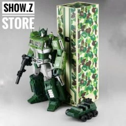 4th Party MP10A Optimus Prime Convoy Bape Green Camo Version -Prime Collectibles Store 8155b03456