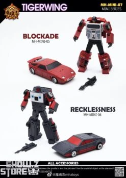 MHZ Toys MINI-07 Tigerwing Menasor Combiner Set Of 5 Oversized Version -Prime Collectibles Store 81af98cd91